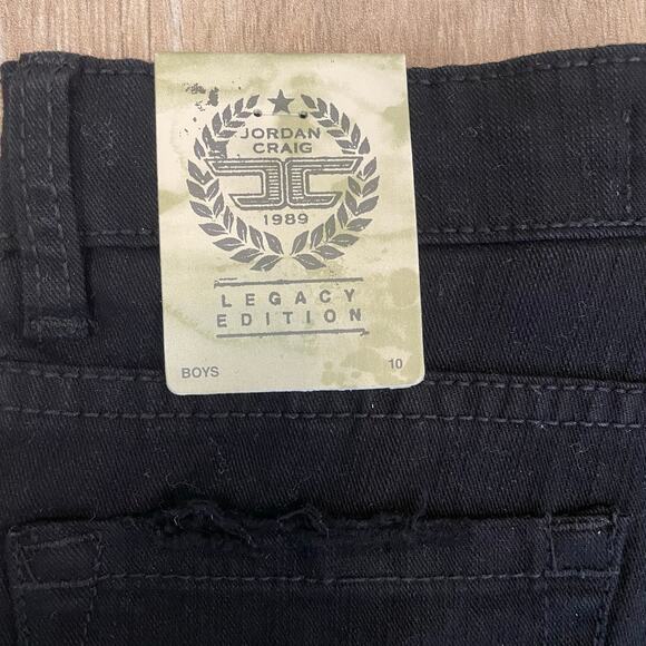 Jordan Craig Boys Black Pants Size 10 JS955RB Legacy Edition Sean Fit Twill NWT - Picture 7 of 14